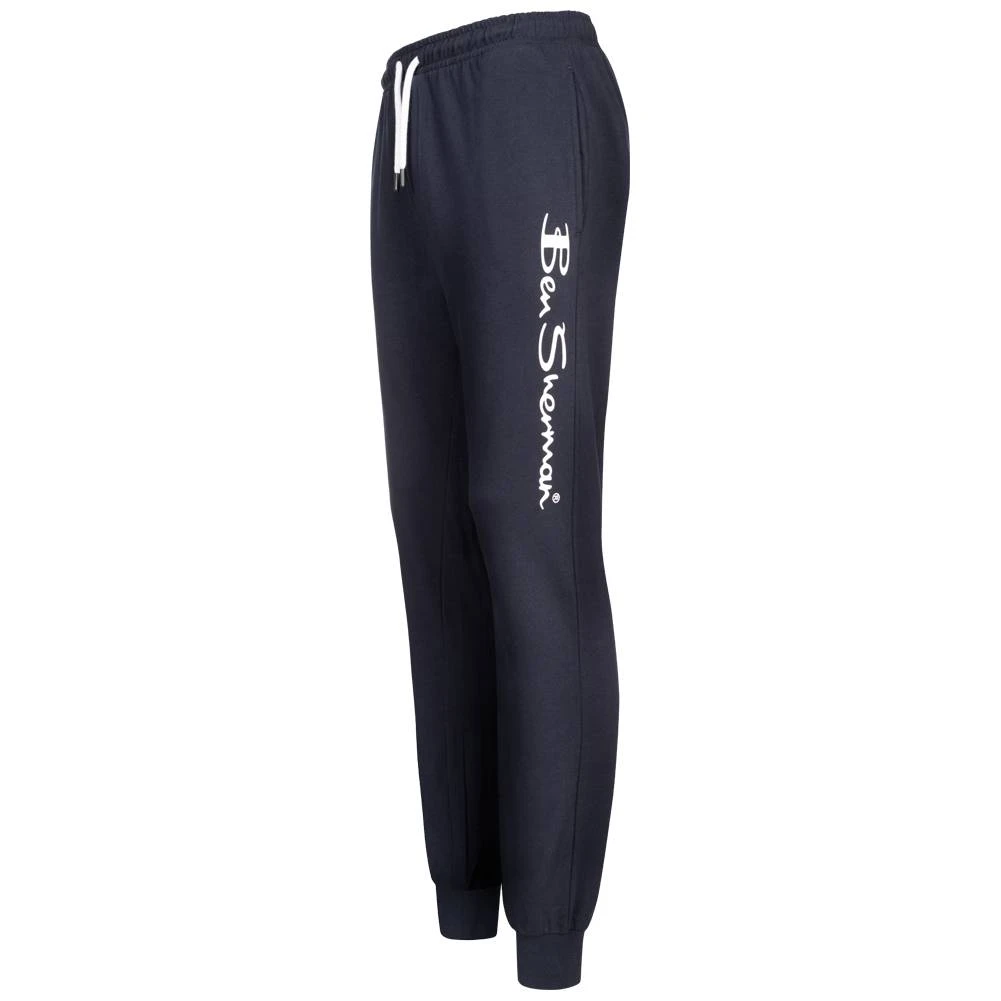 BEN SHERMAN Large Logo Hommes Pantalon De Jogging 0065219-MARINE – Image 2