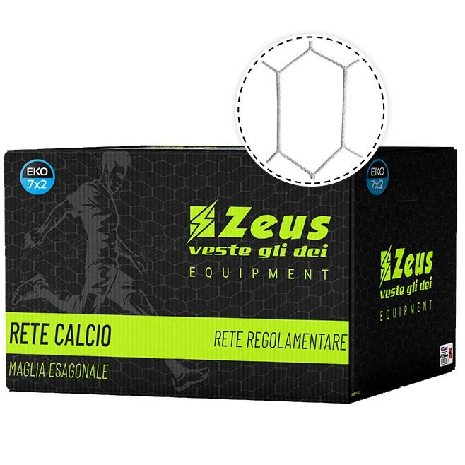 Zeus 7x2m Set De 2 Filet De But De Football