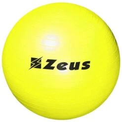 Zeus Gym Ballon De Gym Pour Le Fitness Et Le Yoga 75cm Jaune