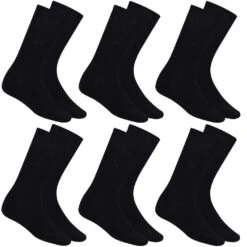 Calvin Klein Cotto Luxueux Hommes Chaussettes 6 Paires 100001808-002