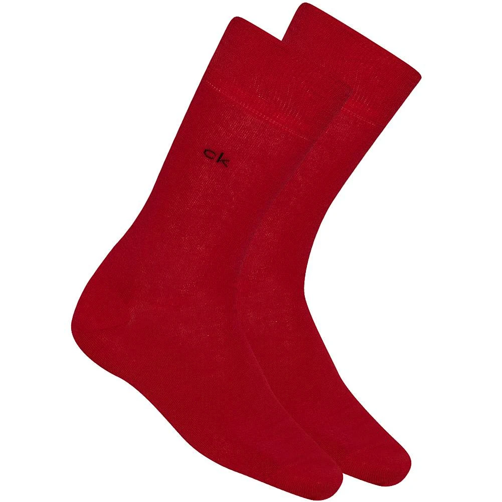Calvin Klein Cotto Luxueux Hommes Chaussettes 6 Paires 100001808-010 – Image 2