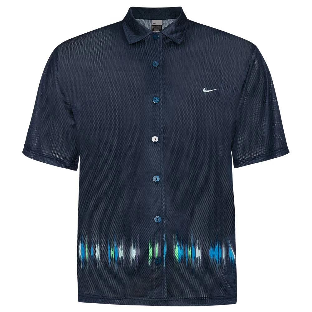 Nike Button Up Hommes Chemise à Manches Courtes 123303-451