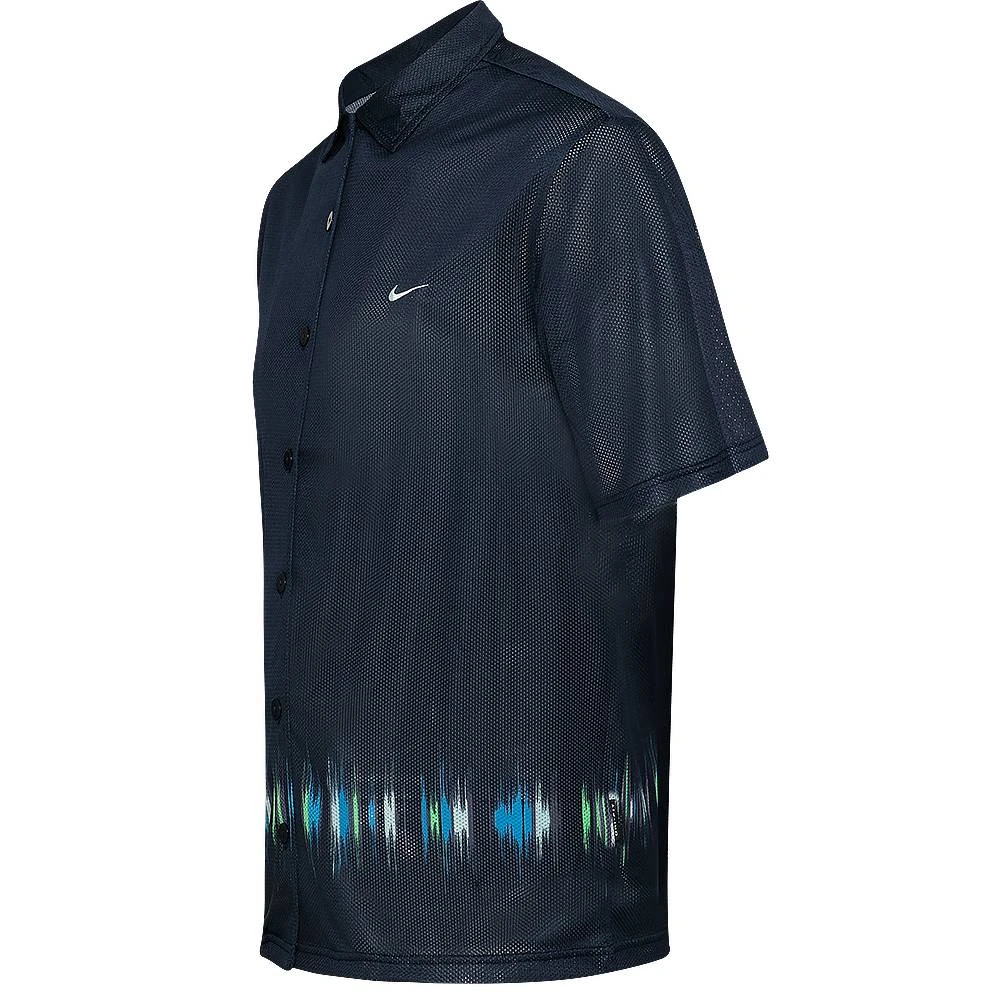 Nike Button Up Hommes Chemise à Manches Courtes 123303-451 – Image 2