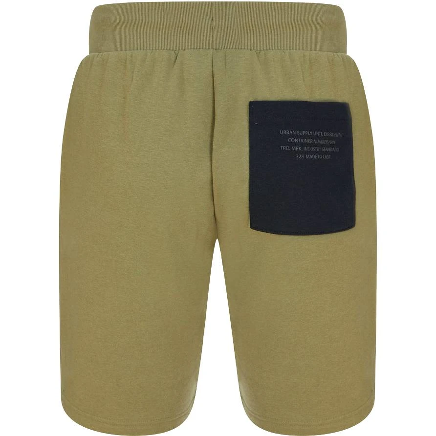 DNM Dissident Pitfield Hommes Short En Sweat 1G16450 Lichen Profond – Image 2