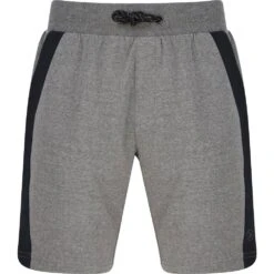 DNM Dissident Pitfield Hommes Short En Sweat 1G16450 Gris Moyen Chiné