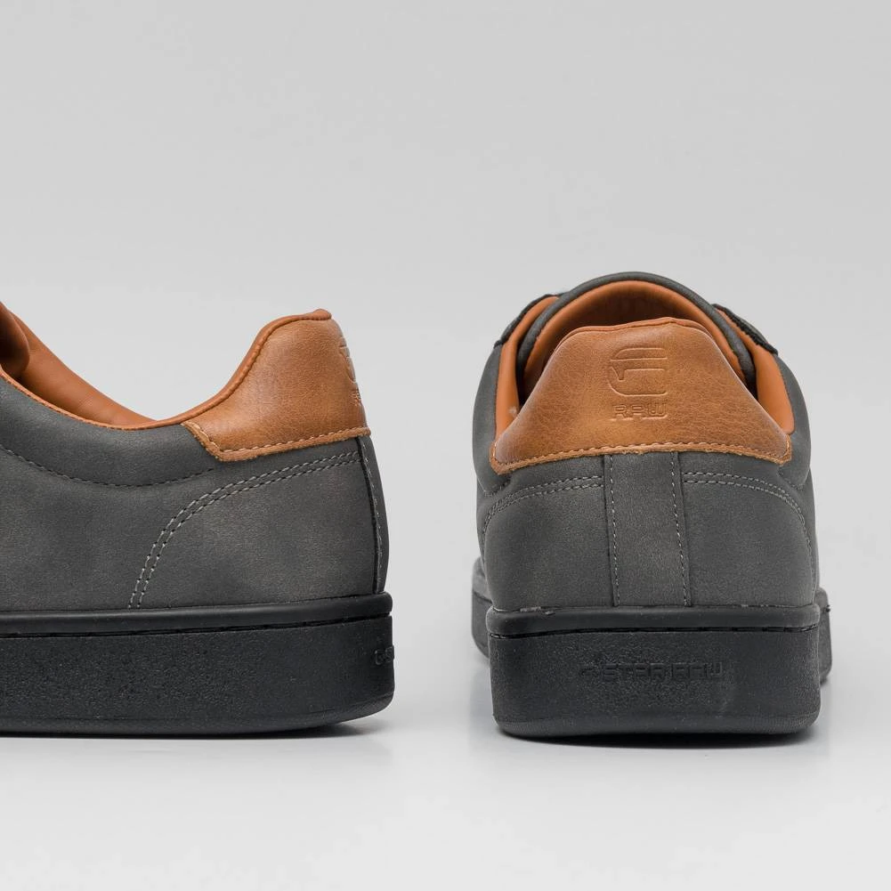 G-STAR RAW CADET Bo Ctr Hommes Sneakers 2142 002502 DGRY-ORNG – Image 2