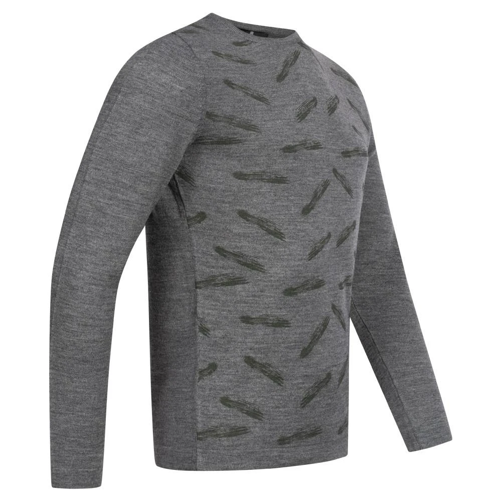 BORIS BECKER "Boras" Hommes Pull En Laine 21WBBMJMP00014-GRIS – Image 2