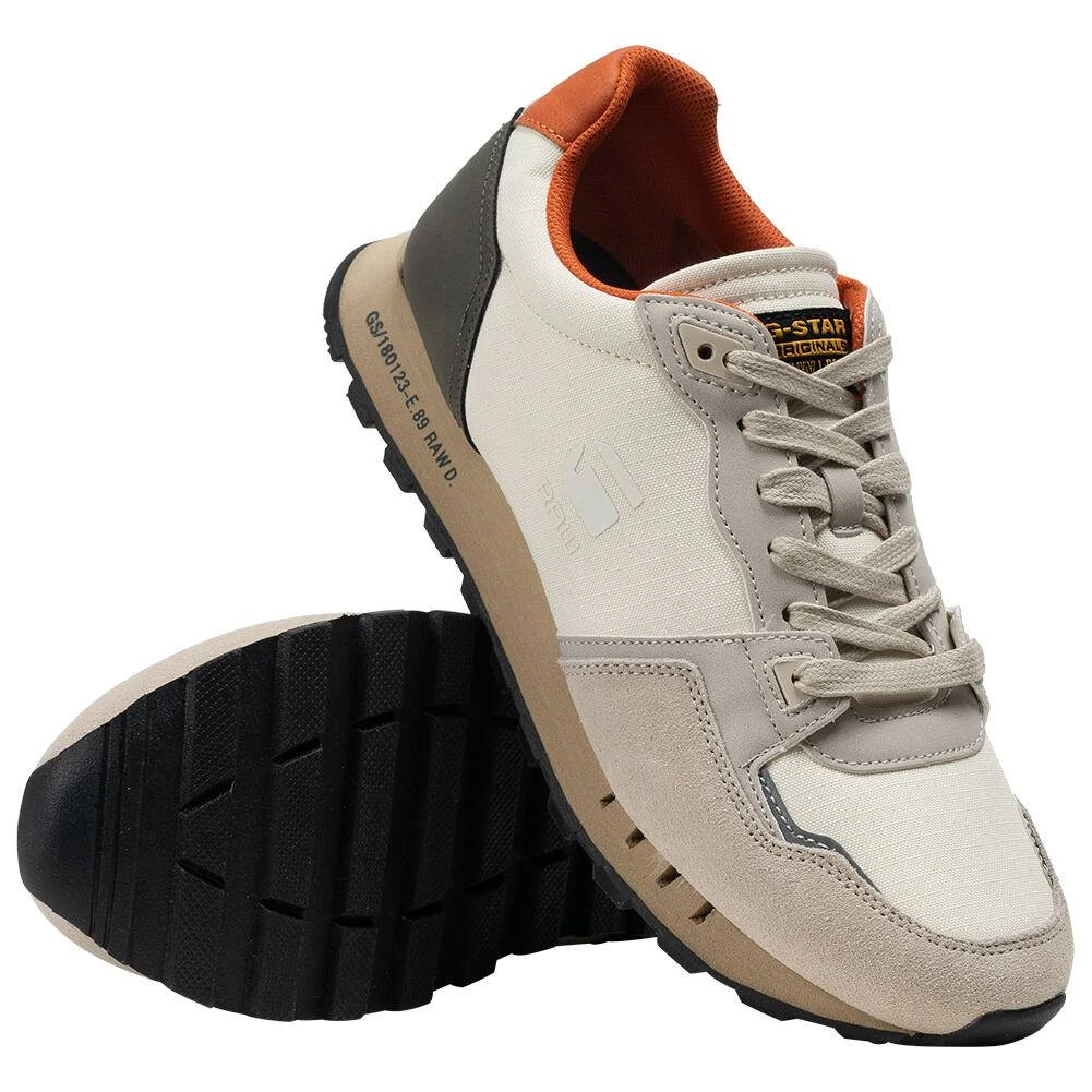 G-STAR RAW TRACK II RPS Hommes Sneakers 2312 047504 OFWHT-ORNG – Image 2