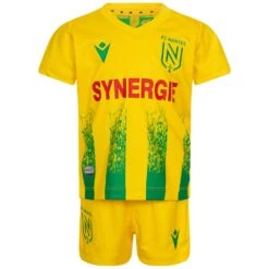 FC Nantes Macron Bébé Authentic Ensemble De Foot Domicile 58199582