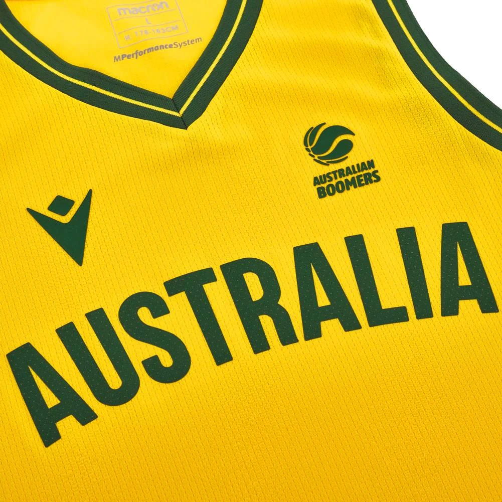 Australie Ballon De Basket Macron Hommes Maillot Extérieur 58563040 – Image 3