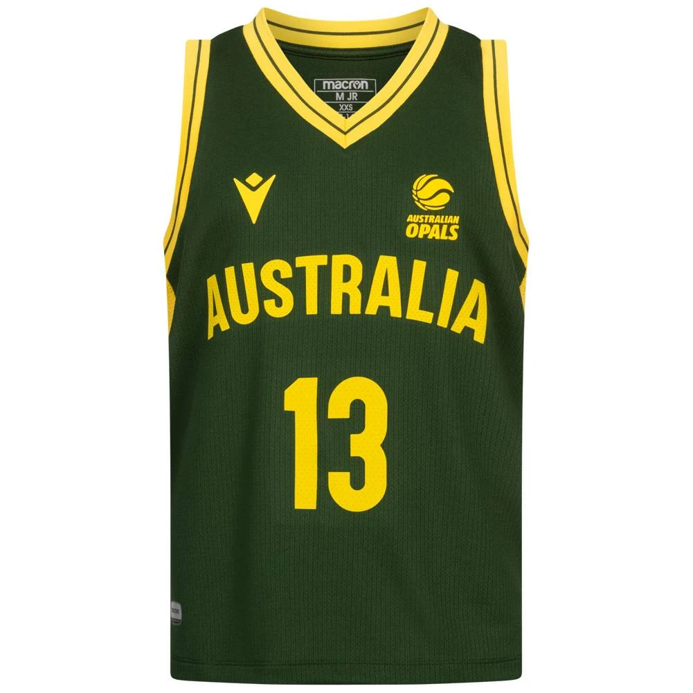 Australie Ballon De Basket Macron #13 MAGBEGOR Enfants Maillot 58564662