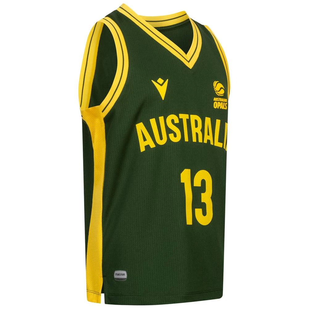 Australie Ballon De Basket Macron #13 MAGBEGOR Enfants Maillot 58564662 – Image 2