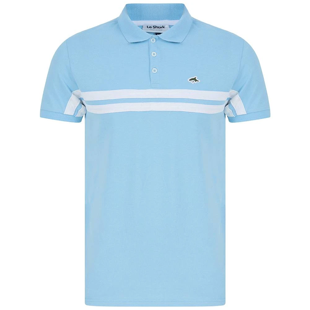 Le Shark Saltwell Hommes Polo 5X17856DW-Blue-Bell