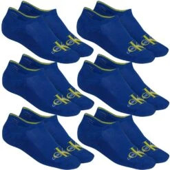 Calvin Klein Jean Hommes Socquettes 6 Paires 701218733-004