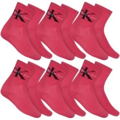 Calvin Klein Jean Femmes Chaussettes 6 Paires 701218750-007