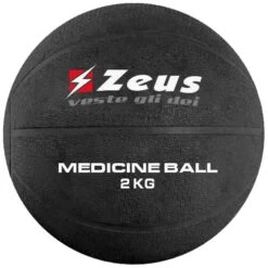 Zeus Medecine Ball 2 Kg Noir
