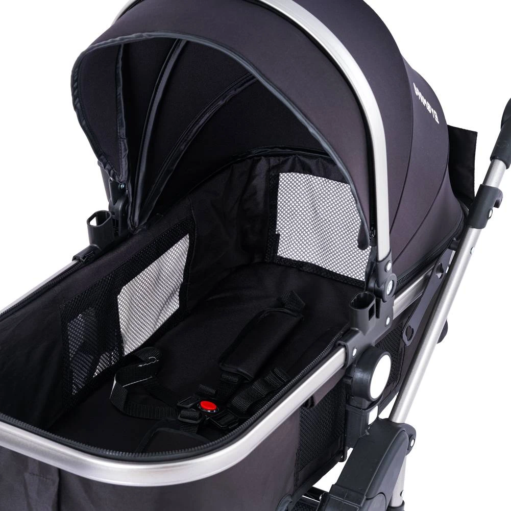 Barmøya Ensemble Complet De Poussette Combinée 3 En 1 Noir – Image 10