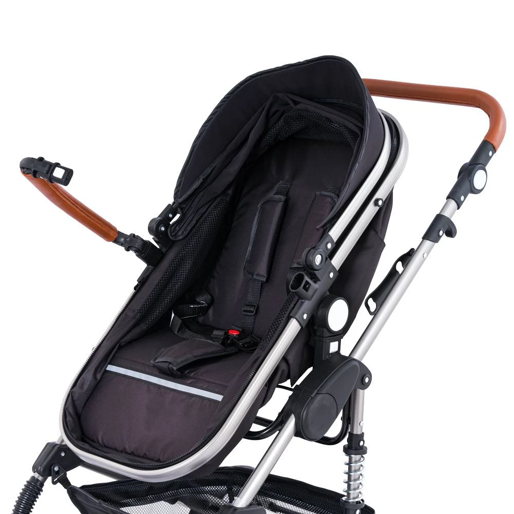 Barmøya Ensemble Complet De Poussette Combinée 3 En 1 Noir – Image 11