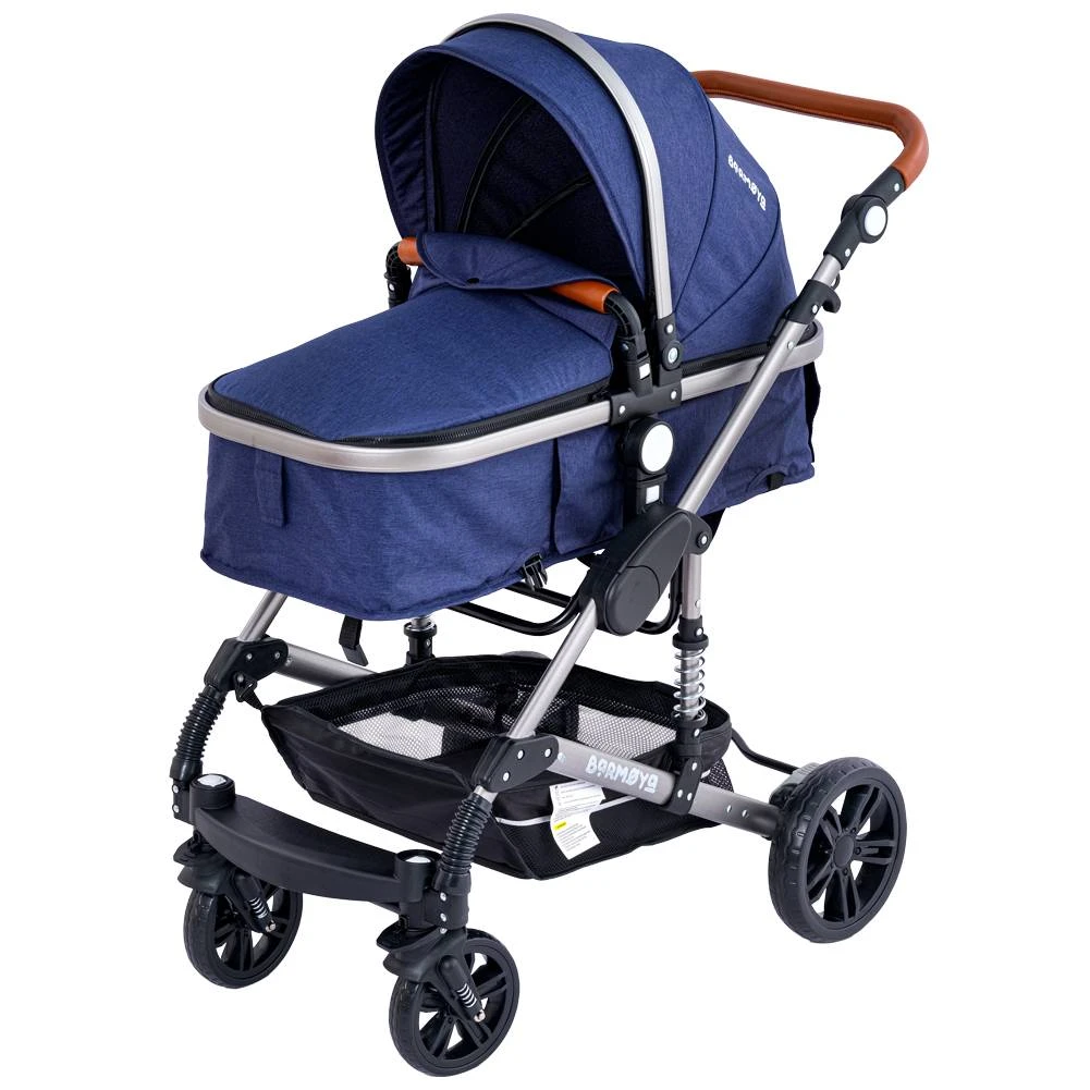 Barmøya Ensemble Complet De Poussette Combinée 3 En 1 Marine – Image 3
