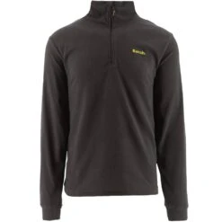 Bench Workwear Albany Hommes Sweat Polaire BNCH 005-Charbon
