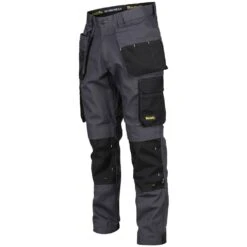 Bench Workwear Dallas Hommes Pantalon De Travail BNCH 014-Gris/Noir