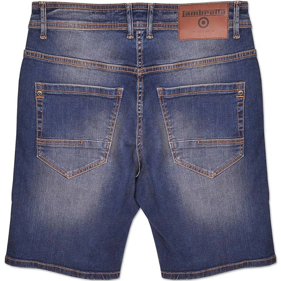 Lambretta Stafford Hommes Short En Jean LAM7625-TEINTE – Image 3