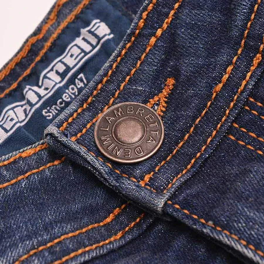 Lambretta Stafford Hommes Short En Jean LAM7625-TEINTE – Image 6