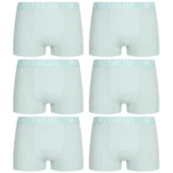 MONT EMILIAN "Rouen" Hommes Boxer-short Lot De 6 Bleu