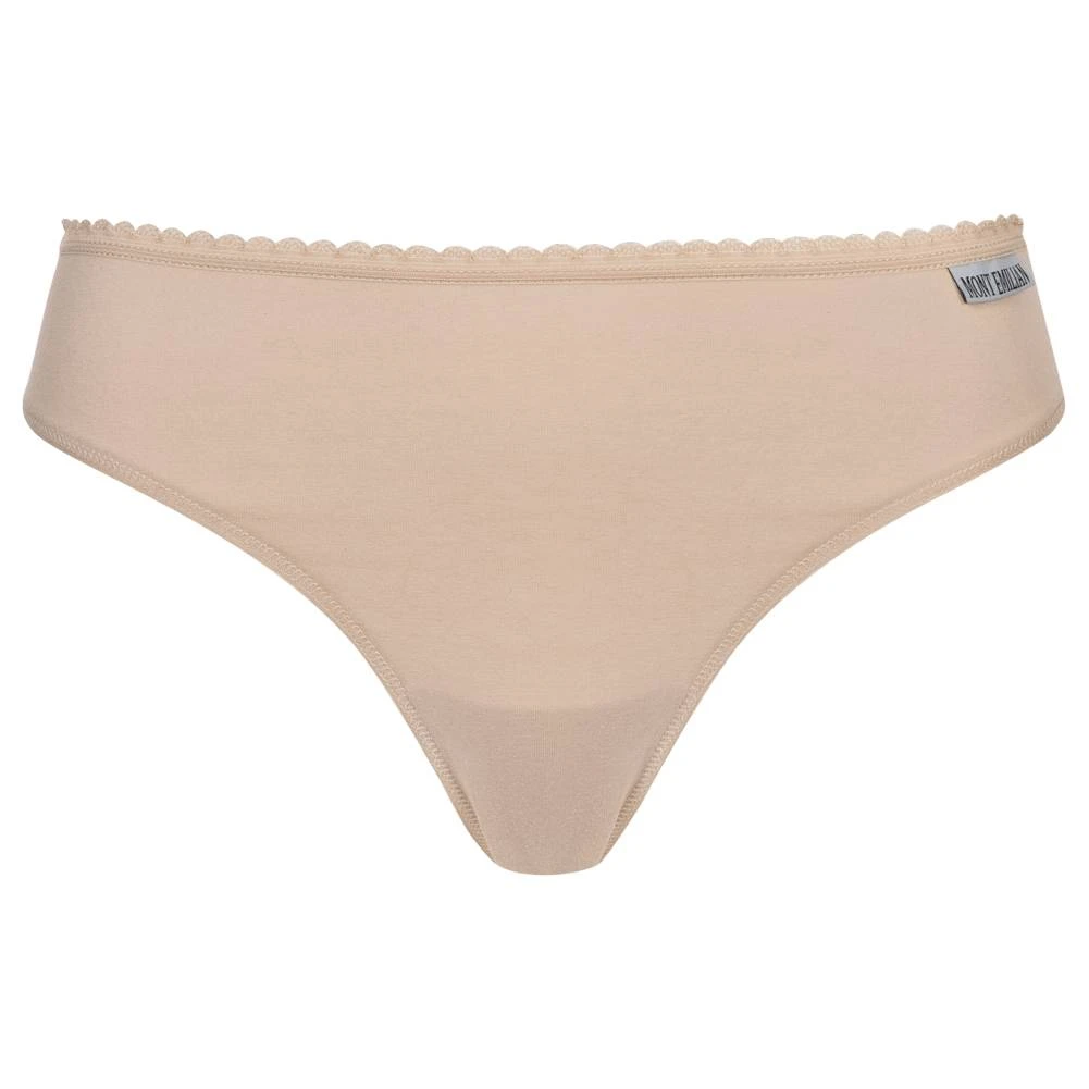 MONT EMILIAN "Nimes" Femmes String Lot De 6 Beige – Image 5