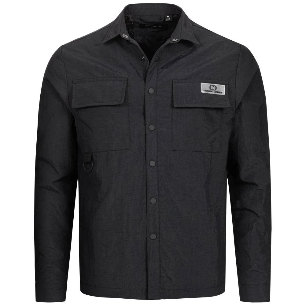 CRIMINAL DAMAGE Hommes Chemise à Manches Longues NOSB21