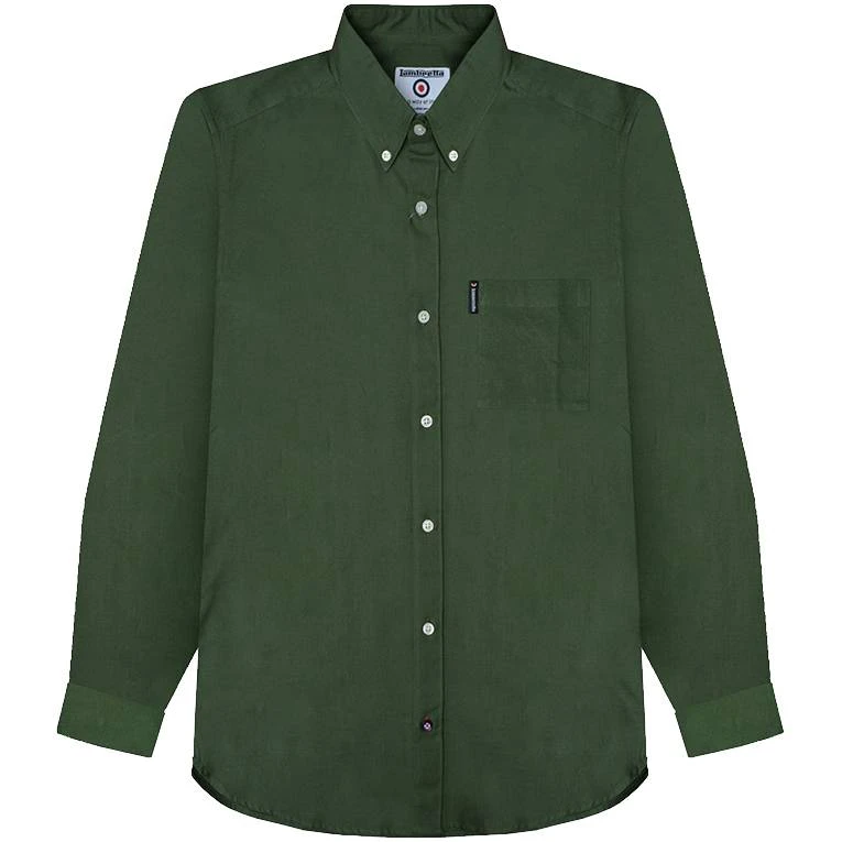 Lambretta Oxford Hommes Chemise à Manches Longues RWIS1386
