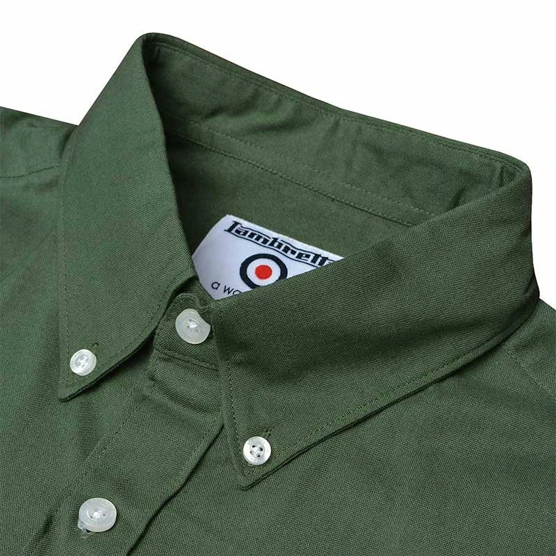 Lambretta Oxford Hommes Chemise à Manches Longues RWIS1386 – Image 2