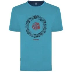 Lambretta Badges Target Hommes T-shirt SS0019-BLU LUNE