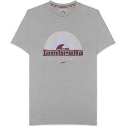 Lambretta Record Hommes T-shirt SS0161-GRY LMR