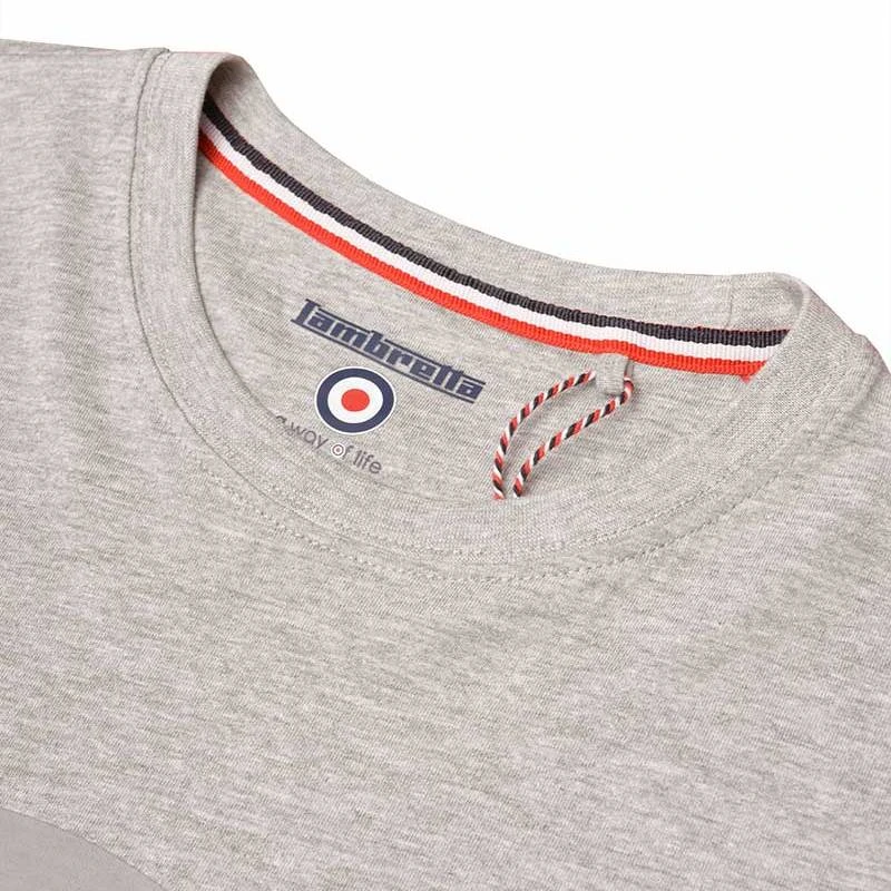 Lambretta Record Hommes T-shirt SS0161-GRY LMR – Image 2