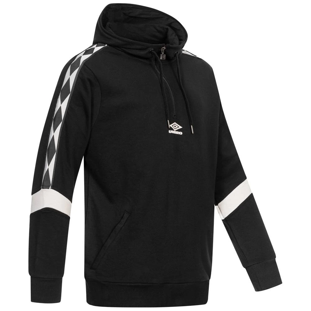 Umbro Diamond Taped 1/2-Zip Hommes Veste à Capuche UMJM0641OG2 – Image 2