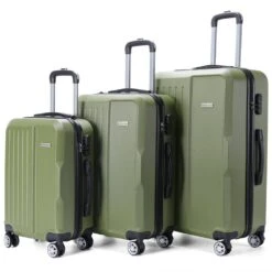 VERTICAL STUDIO "Visby" 20" 24" 28" Valise Ensemble De 3 Vert