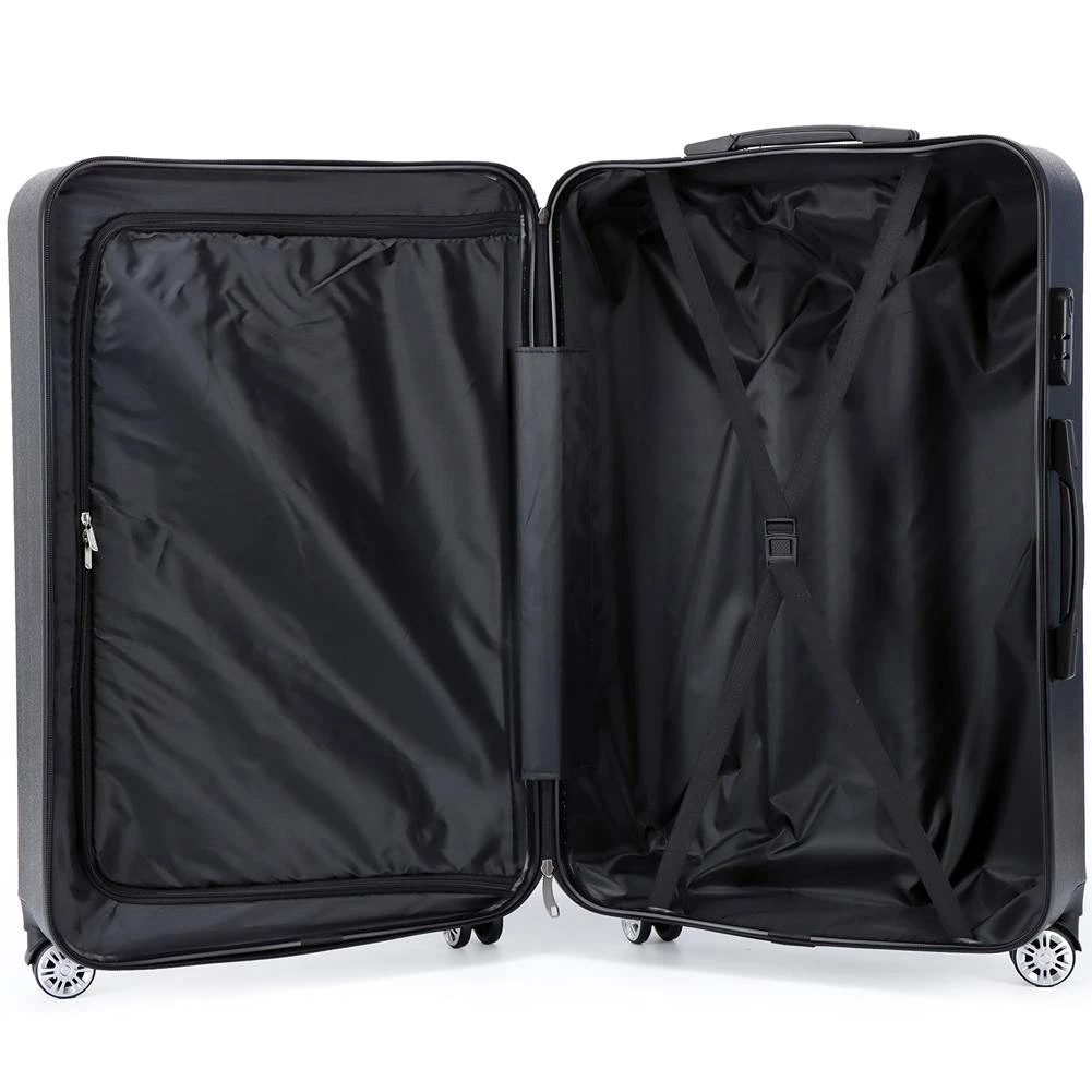 VERTICAL STUDIO "Bergen" 24" Valise Noir Avec Sangle De Bagage GRATUITE – Image 7