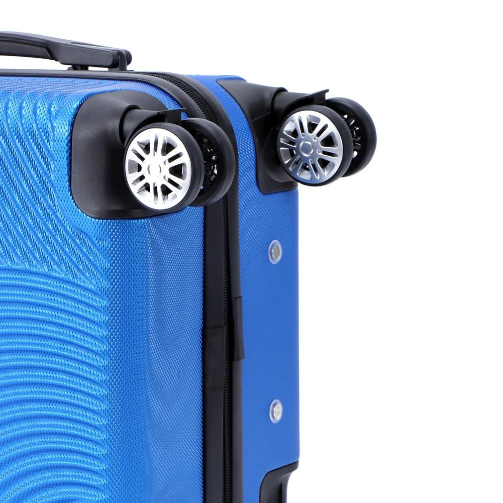 VERTICAL STUDIO "Malmö" 24" Valise Bleu Avec Sangle De Bagage GRATUITE – Image 7