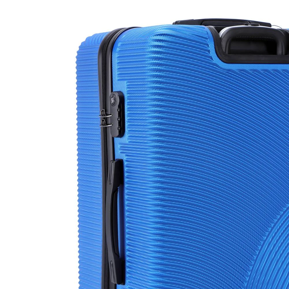 VERTICAL STUDIO "Malmö" 24" Valise Bleu Avec Sangle De Bagage GRATUITE – Image 5