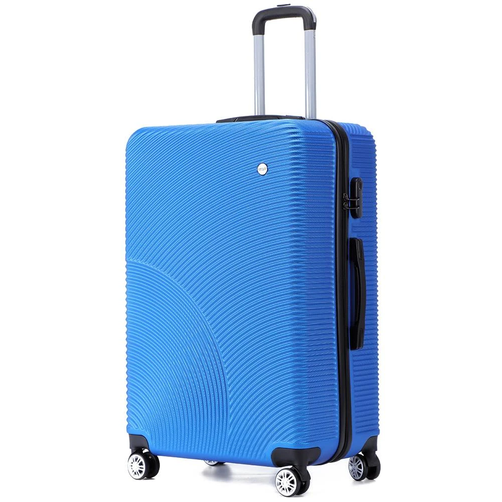 VERTICAL STUDIO "Malmö" 24" Valise Bleu Avec Sangle De Bagage GRATUITE – Image 3