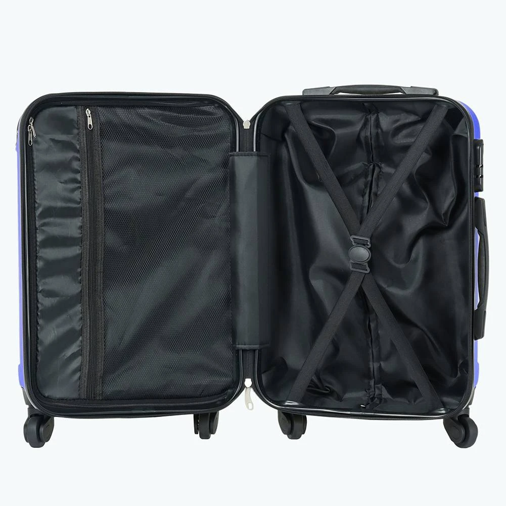 VERTICAL STUDIO "Helsinki" Valise Ensemble De 3 20" 24" 28" Bleu Royal – Image 7