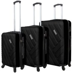 VERTICAL STUDIO "Vantaa" Valise Ensemble De 3 20" 24" 28" Noir