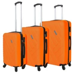 VERTICAL STUDIO "Vantaa" Valise Ensemble De 3 20" 24" 28" Orange