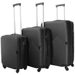 VERTICAL STUDIO "Uppsala" Valise Ensemble De 3 20" 24" 28" Noir